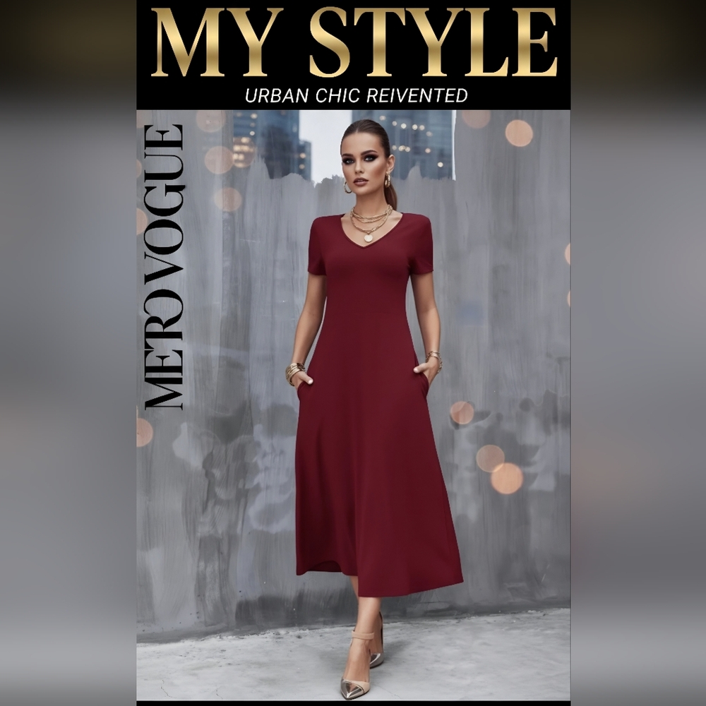 Deep Red Maxi Dress_2